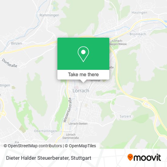 Dieter Halder Steuerberater map