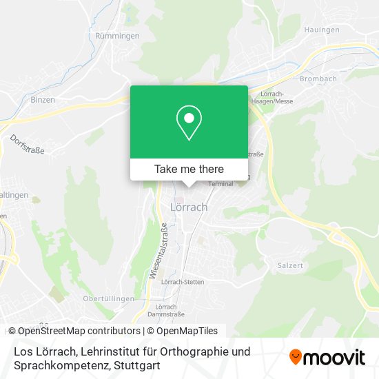 Los Lörrach, Lehrinstitut für Orthographie und Sprachkompetenz map