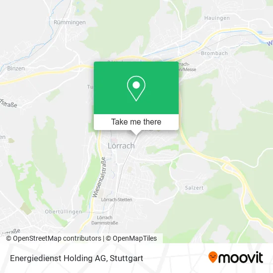 Карта Energiedienst Holding AG