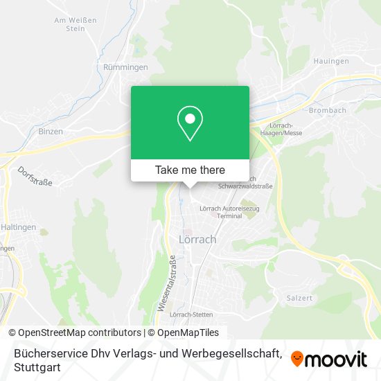 Bücherservice Dhv Verlags- und Werbegesellschaft map