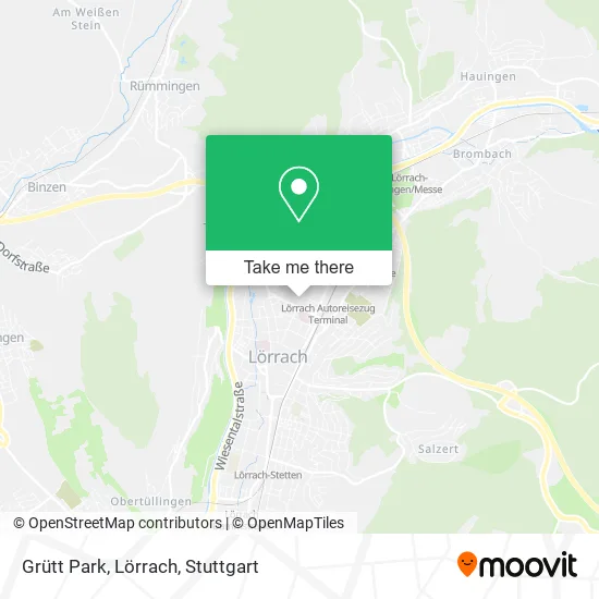 Карта Grütt Park, Lörrach
