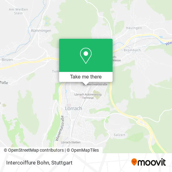 Карта Intercoiffure Bohn