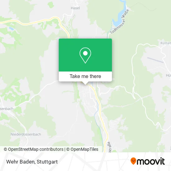 Карта Wehr Baden