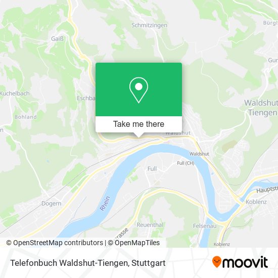 Карта Telefonbuch Waldshut-Tiengen