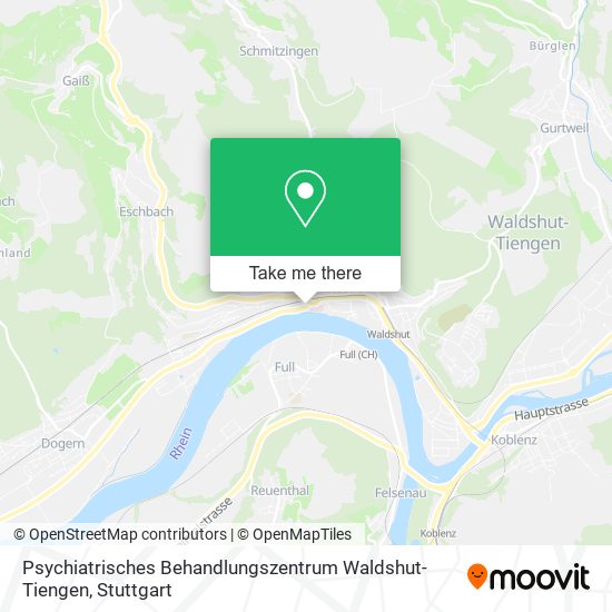 Psychiatrisches Behandlungszentrum Waldshut-Tiengen map