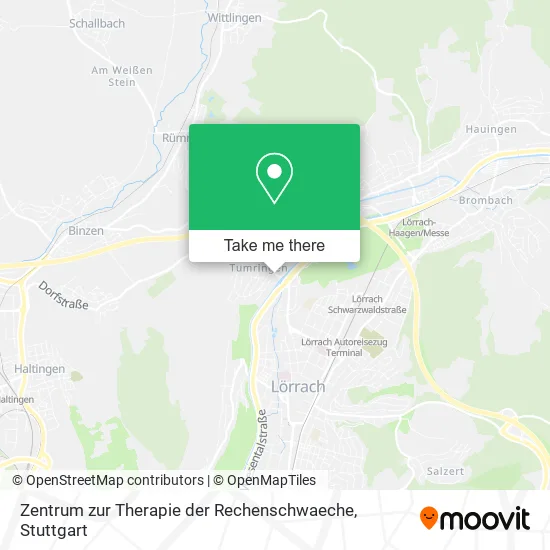 Карта Zentrum zur Therapie der Rechenschwaeche