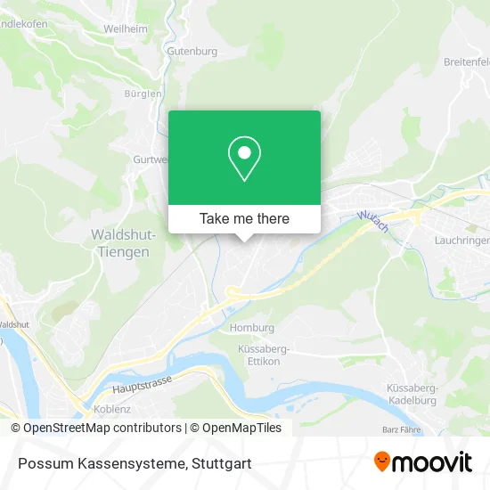 Карта Possum Kassensysteme