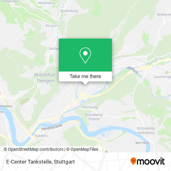 E-Center Tankstelle map