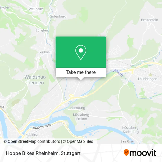 Карта Hoppe Bikes Rheinheim