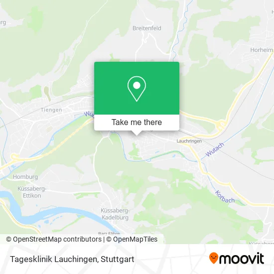 Карта Tagesklinik Lauchingen