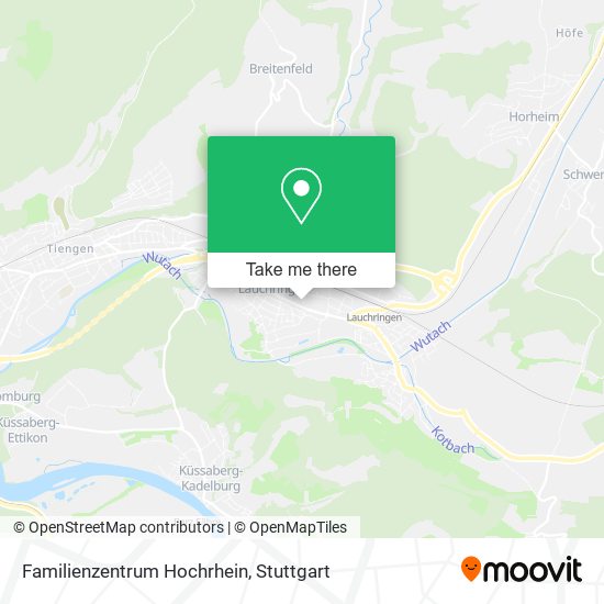 Familienzentrum Hochrhein map