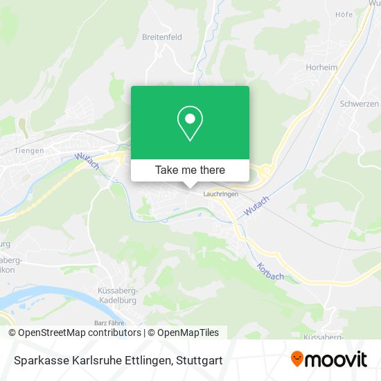 Sparkasse Karlsruhe Ettlingen map