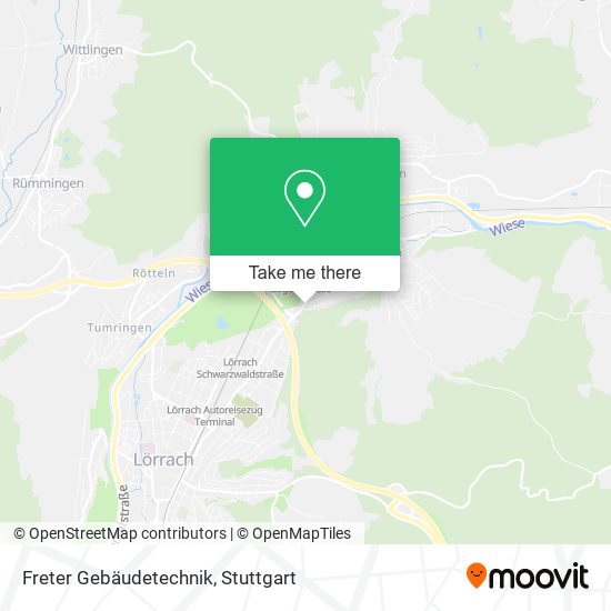 Freter Gebäudetechnik map