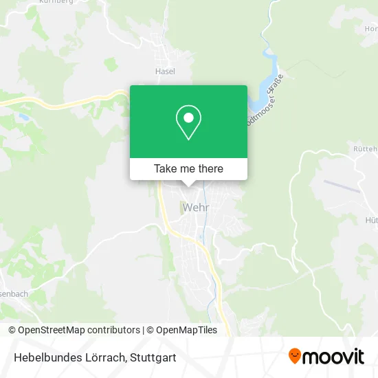 Карта Hebelbundes Lörrach