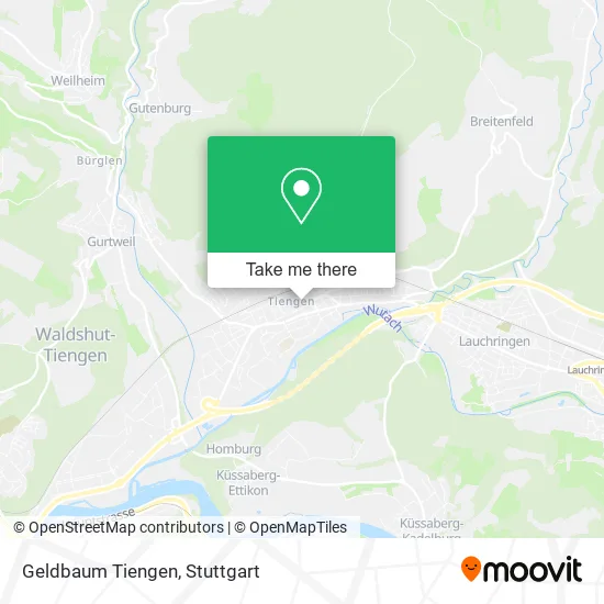 Карта Geldbaum Tiengen