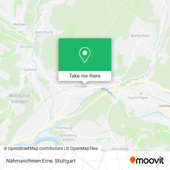 Nähmaschinen Erne map