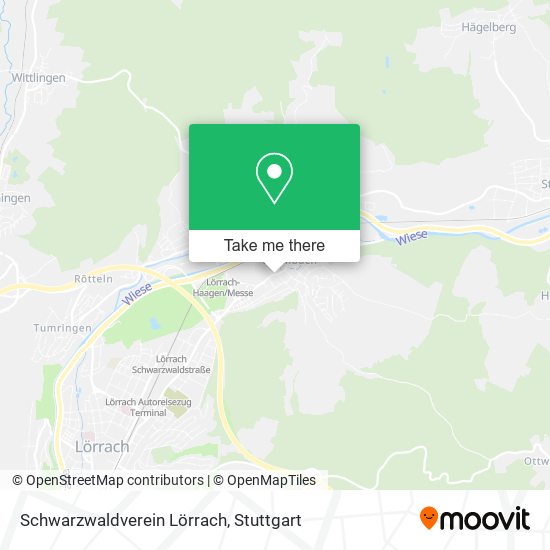 Schwarzwaldverein Lörrach map