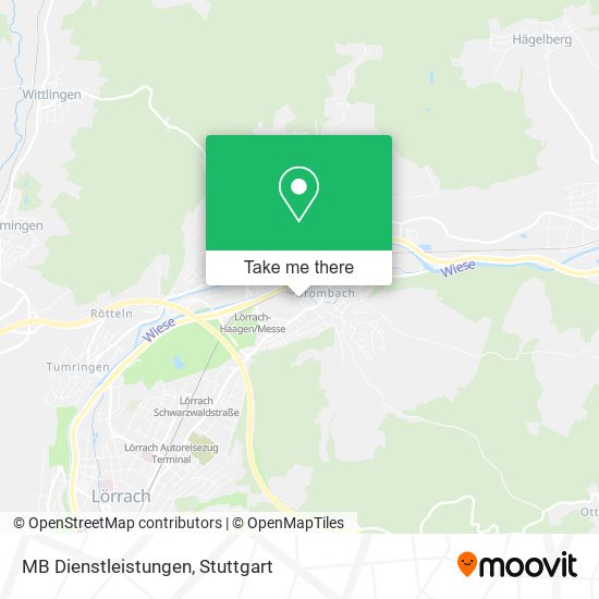 MB Dienstleistungen map