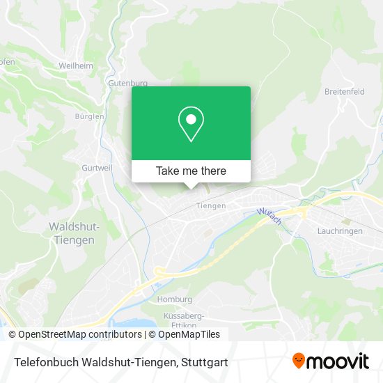 Карта Telefonbuch Waldshut-Tiengen