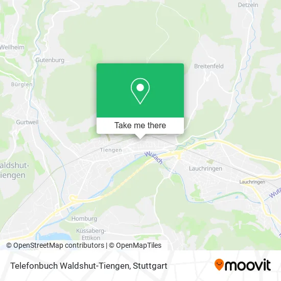 Карта Telefonbuch Waldshut-Tiengen