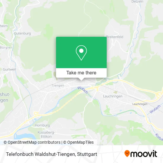 Карта Telefonbuch Waldshut-Tiengen