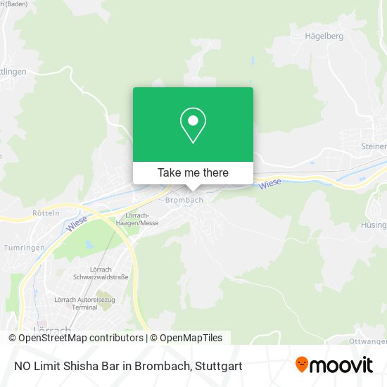 NO Limit Shisha Bar in Brombach map