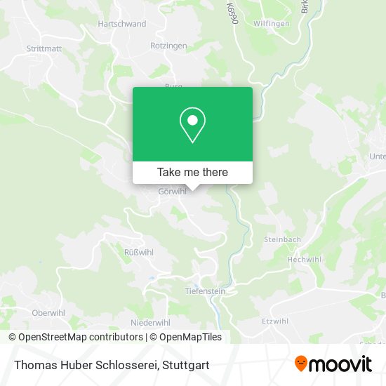 Thomas Huber Schlosserei map