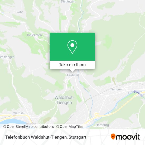 Карта Telefonbuch Waldshut-Tiengen