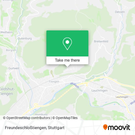 Freundeschloßtiengen map