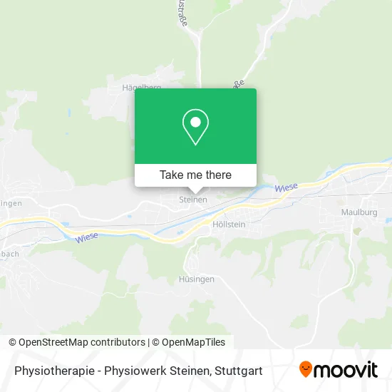 Карта Physiotherapie - Physiowerk Steinen