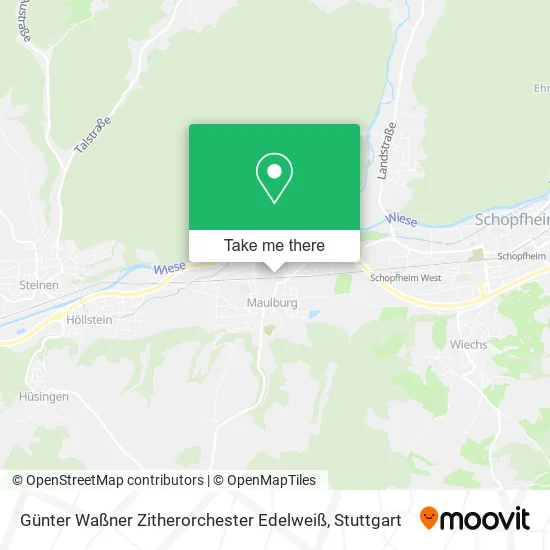 Карта Günter Waßner Zitherorchester Edelweiß