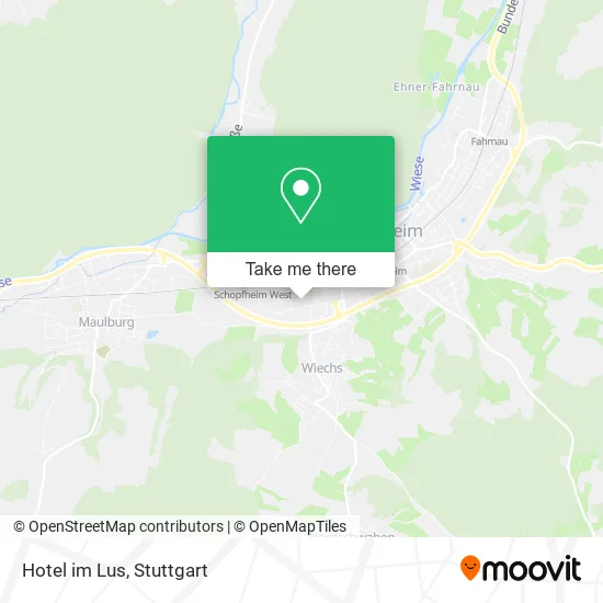 Карта Hotel im Lus
