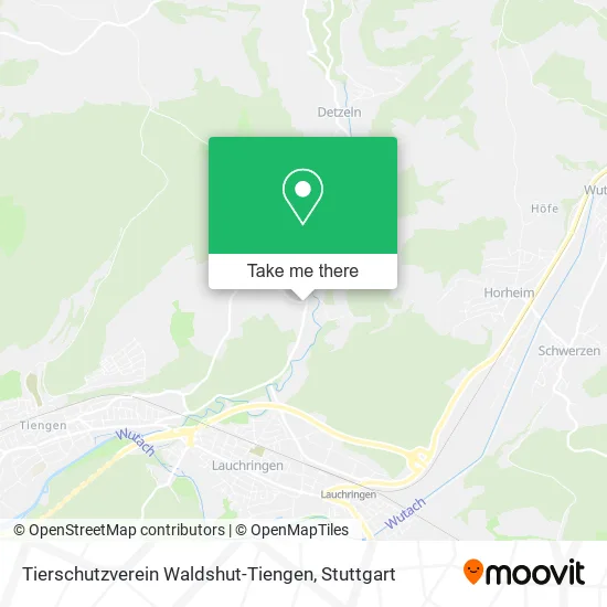 Карта Tierschutzverein Waldshut-Tiengen