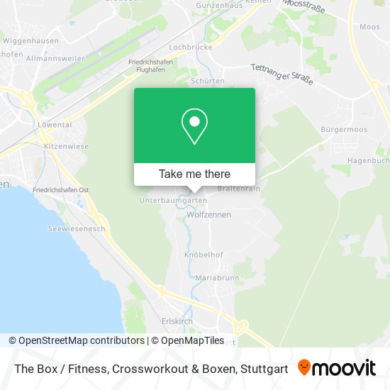 The Box / Fitness, Crossworkout & Boxen map