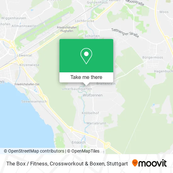 Карта The Box / Fitness, Crossworkout & Boxen