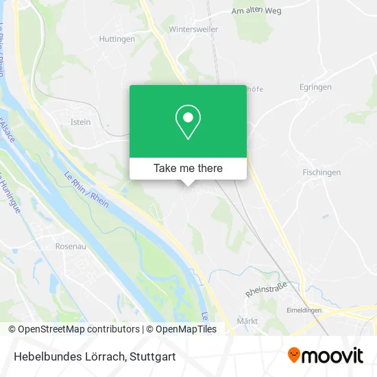 Карта Hebelbundes Lörrach