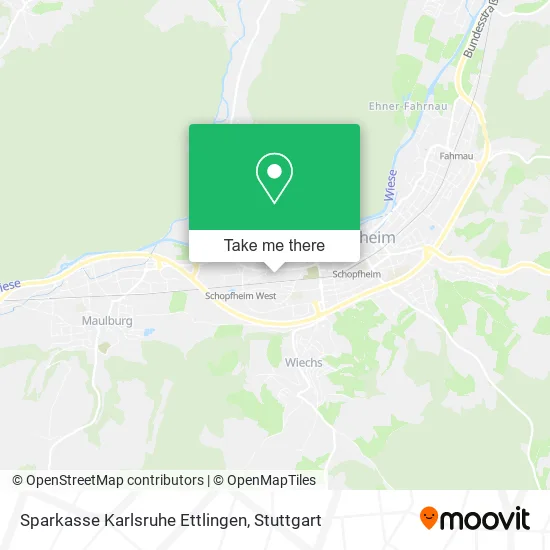 Карта Sparkasse Karlsruhe Ettlingen