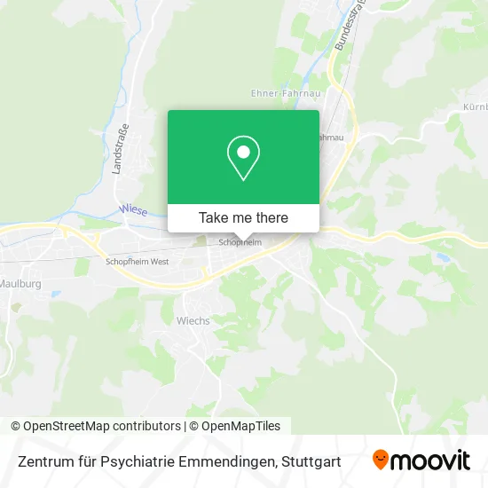 Карта Zentrum für Psychiatrie Emmendingen