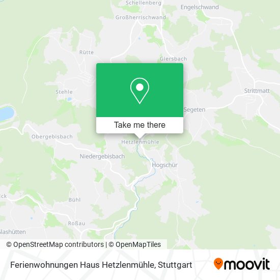 Ferienwohnungen Haus Hetzlenmühle map