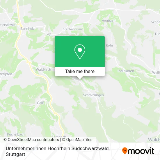 Карта Unternehmerinnen Hochrhein Südschwarzwald