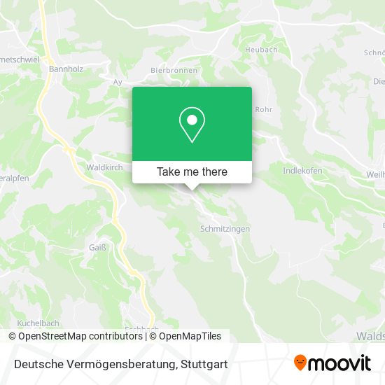 Deutsche Vermögensberatung map