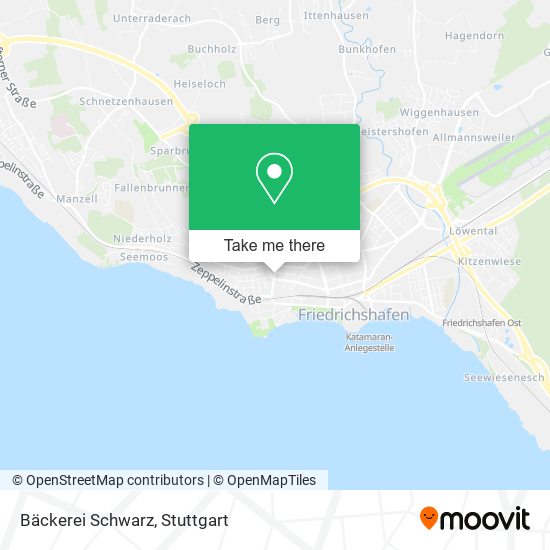 Bäckerei Schwarz map