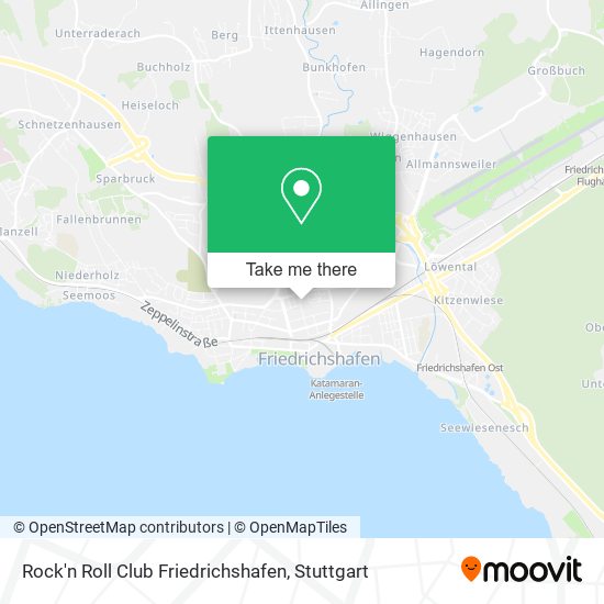 Карта Rock'n Roll Club Friedrichshafen