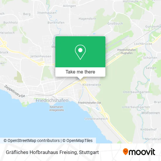 Карта Gräfliches Hofbrauhaus Freising