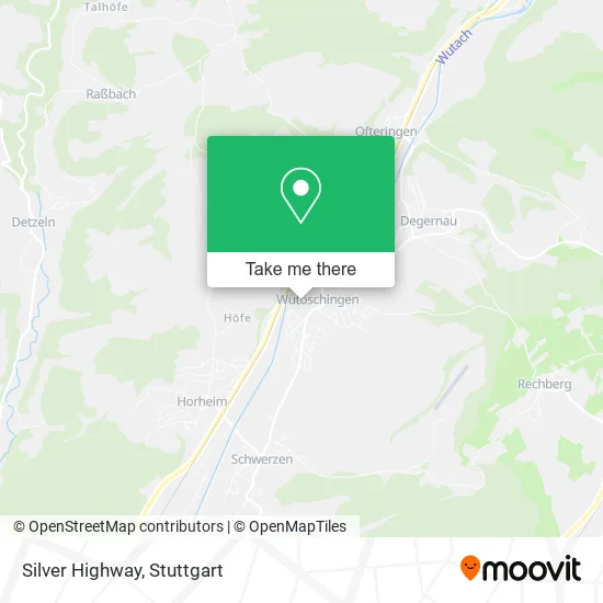 Карта Silver Highway