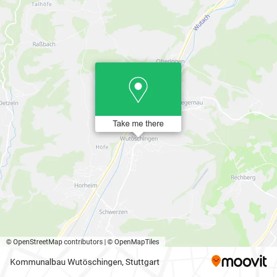 Карта Kommunalbau Wutöschingen