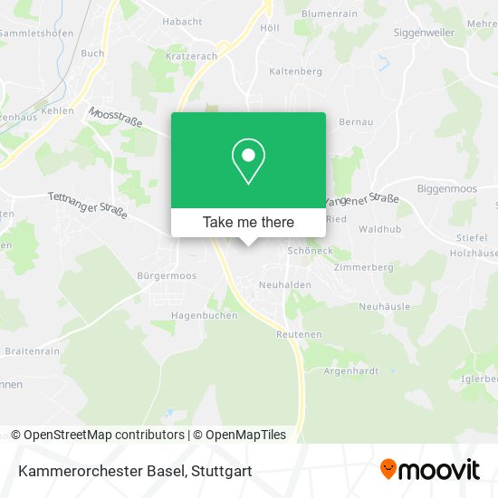 Карта Kammerorchester Basel