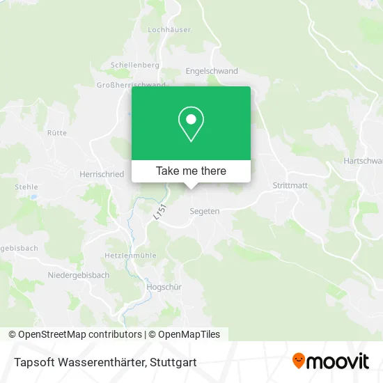 Карта Tapsoft Wasserenthärter