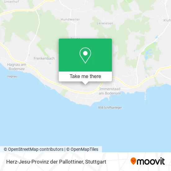 Карта Herz-Jesu-Provinz der Pallottiner