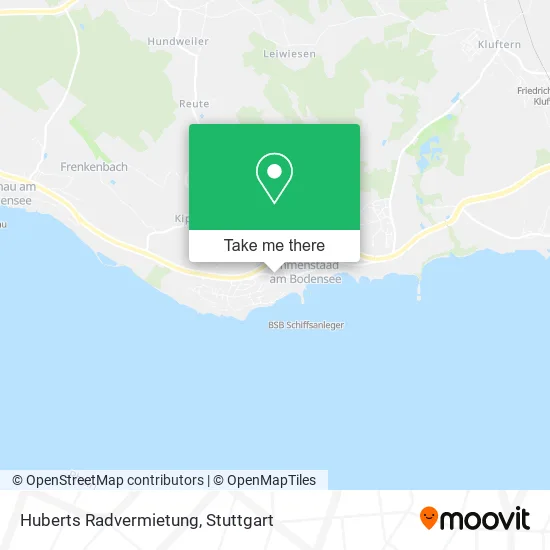 Карта Huberts Radvermietung